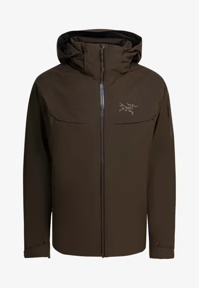 Arc'teryx Macai Ski Down Jacket In Brown