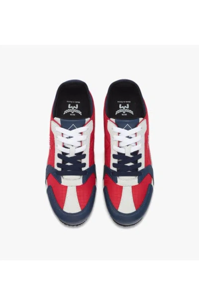 Mcm Federlite Sneakers In Ripstop Nylon In Multi