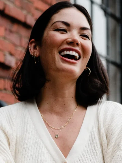 Able Essential Chain Necklace In Brown