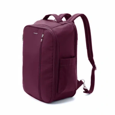 Baggallini Securtex Classic Anti-theft Convertible Travel Backpack In Red