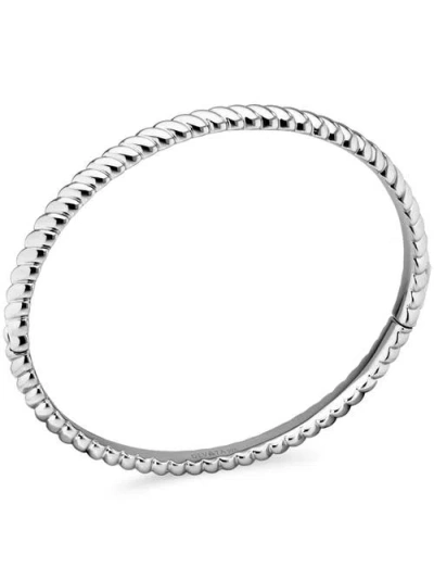 Devata Rope Bangle Bracelet In Silver