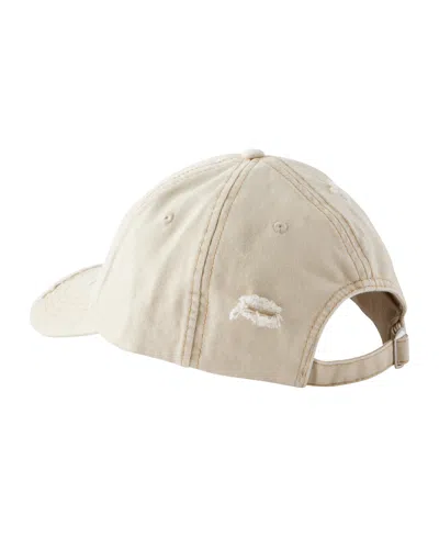 Cotton On Vintage Strap Back Hat In Washed Beige