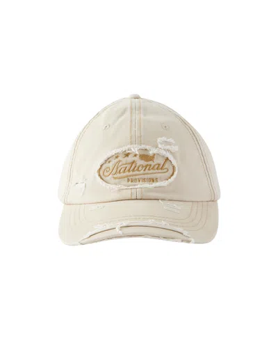 Cotton On Vintage Strap Back Hat In Washed Beige