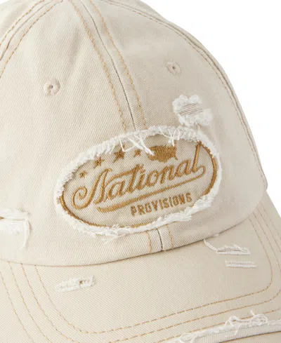 Cotton On Vintage Strap Back Hat In Washed Beige