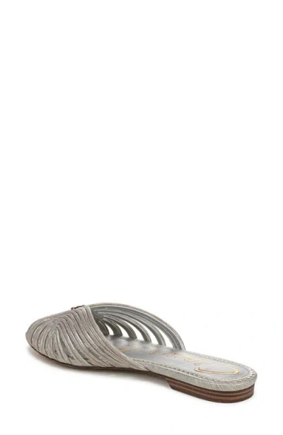 Sam Edelman Kathleen Slide Sandal In Silver