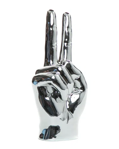 Interior Illusions Plus Peace Sign In Silver