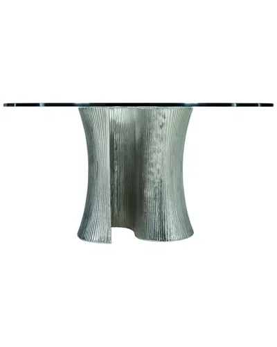 Bernhardt Serpentine Round Dining Table In Green