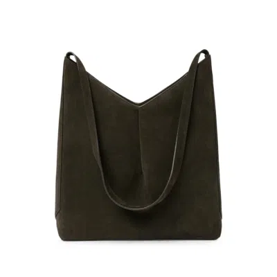 Studio Nicholson Hoho Suede Shoulder Bag In Brown