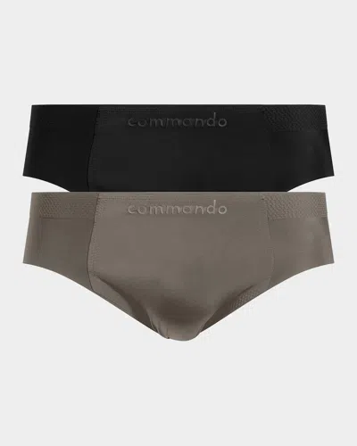 Commando Men's Ultimate Bonded 2-pack Micro-tech Brief Set In Multi