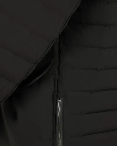 Moose Knuckles Active Flex Greystone Puffer Jacket In Black