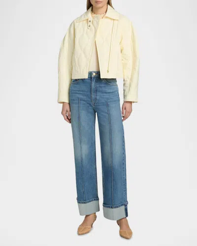 Ulla Johnson Leonie Quilted Jacket In Multi