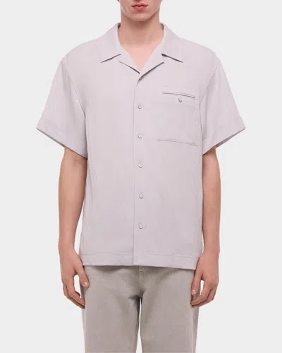 Helmut Lang Solid Camp Shirt In Multi
