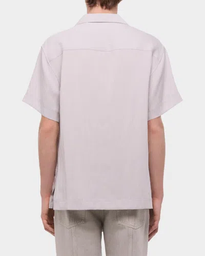 Helmut Lang Solid Camp Shirt In Multi