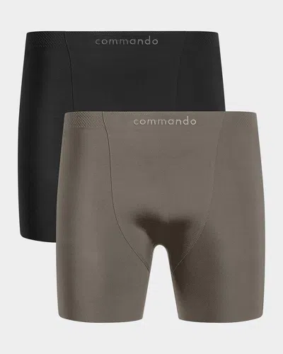 Commando Men's Ultimate Bonded 2-pack Micro-tech Boxer Brief Set In Multi