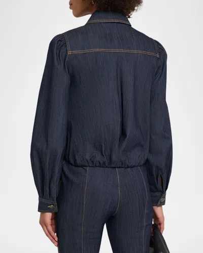 Cinq À Sept Cinq A Sept Estella Jacket In Indigo