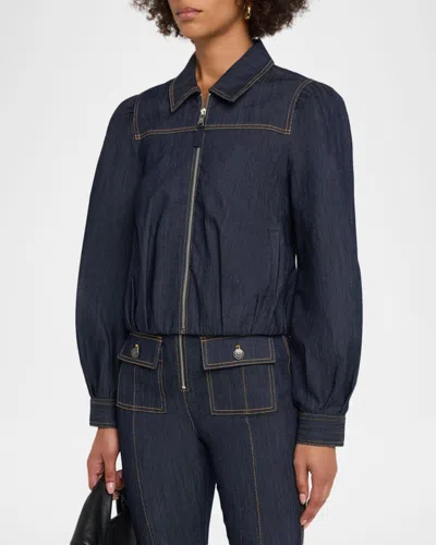 Cinq À Sept Cinq A Sept Estella Jacket In Indigo