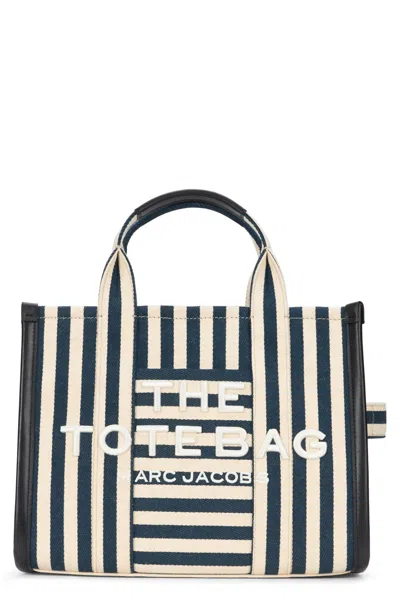 Marc Jacobs Medium Structured Canvas Tote Handbag In Orange