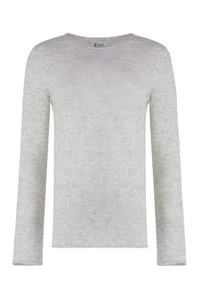 The (alphabet) The Alphabet Silk-cashmere Pullover Sweater In Gray