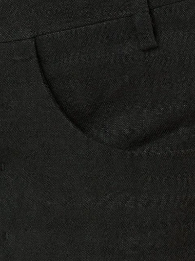 Shop Label Under Construction Regular Trousers In Black