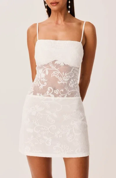 Sndys Sofie Lace Minidress In White