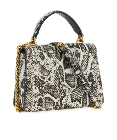 Pinko Mini Love One Light Shoulder Bag In Black