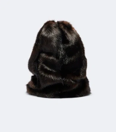 Magda Butrym Oversized Hat In Brown