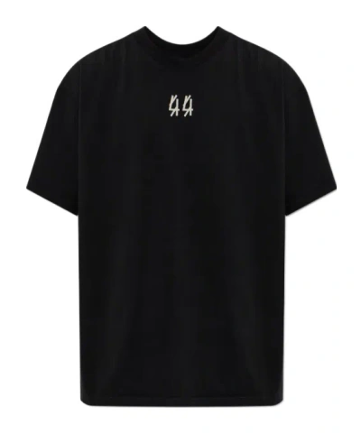 44 Label Group Centipede Graphic Black T-shirt With Iconic Logo In Black