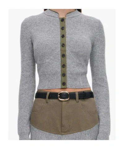 Self-portrait Sweaters In Gray