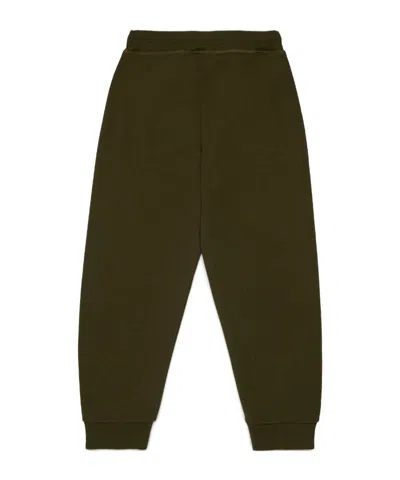 Dsquared2 Logo-patch Drawstring Track Pants In Green