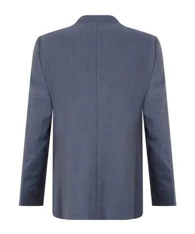 Canali Single-breasted Wool Jacket For Men In Multi