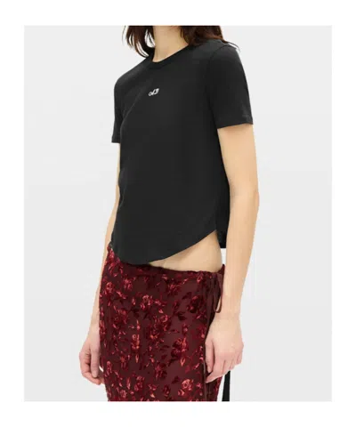 Ann Demeulemeester Floor Micro T-shirt In Black