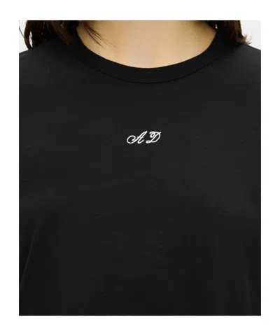Ann Demeulemeester Floor Micro T-shirt In Black