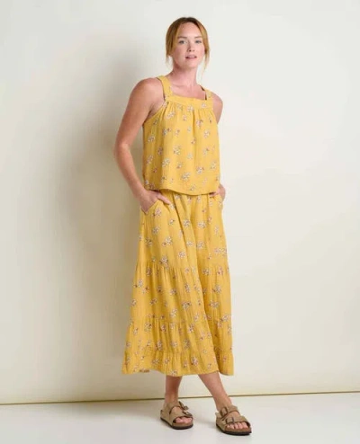 Toad And Co Toad & Co Tate Double Weave Tank In Yellow