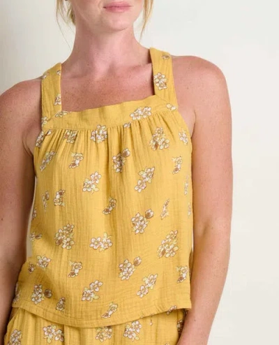 Toad And Co Toad & Co Tate Double Weave Tank In Yellow