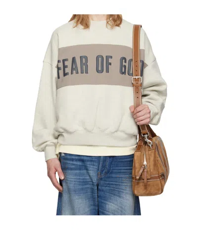 Essentials Long-sleeved Sweatshirt In White