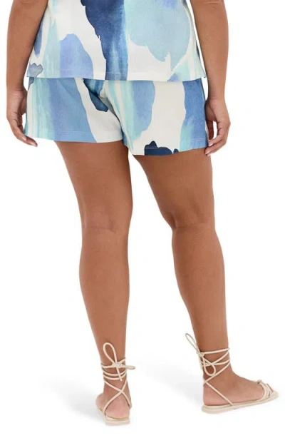 City Chic Surface Level Shorts In Multi