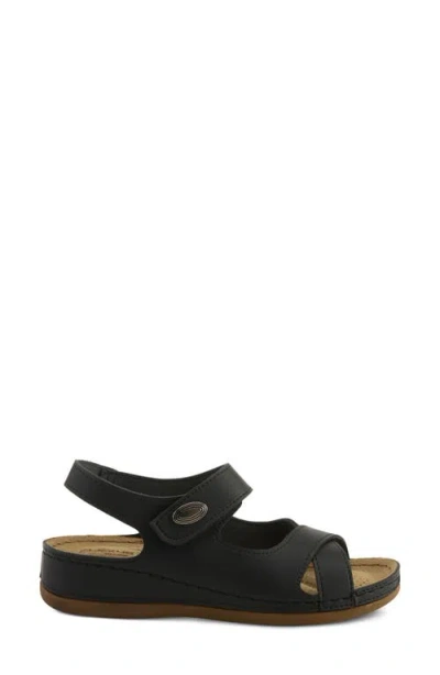 Flexus By Spring Step Slingback Sandal In Black