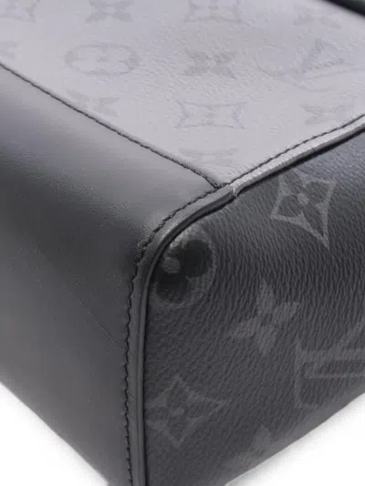 Pre-owned Louis Vuitton Eclipse Reverse Monogram Messenger Bag In Black