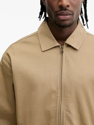 ARRAYANES LOGO-PATCH ZIP-UP JACKET