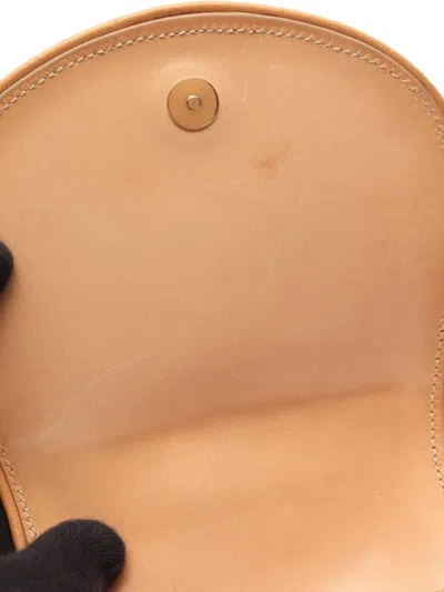 Celine 2000s C Macadam Shoulder Bag In Pink