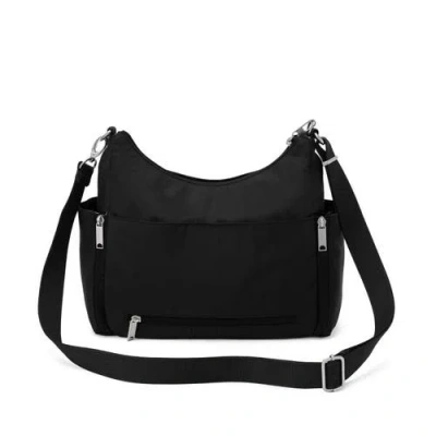 Baggallini Securtex Journey Anti-theft Hobo In Black