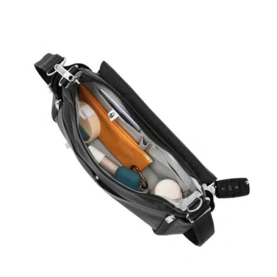 Baggallini Securtex Journey Anti-theft Hobo In Black