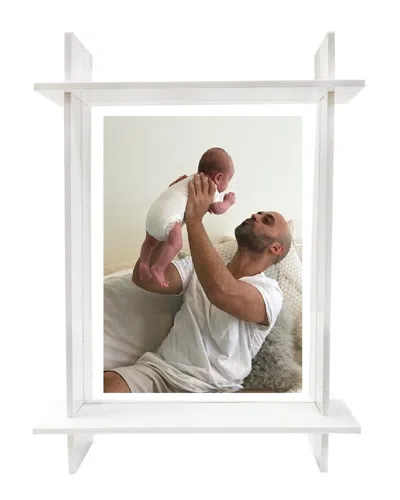 R16 White Lucite 8x10 Frame In White