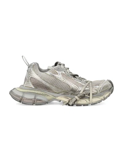 Balenciaga Eggshell Polyurethane Polyester Sneakers In Multi