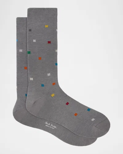 Paul Smith 2-pack Noah Signature Square Pattern Socks In Multi