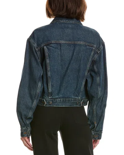 Frame The Curve Denim Jacket In Blue