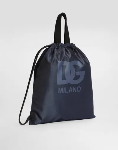 Dolce & Gabbana Nylon Backpack With Logo