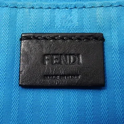 Pre-owned Fendi Light Blue Leather Handbag Shoulder Bag ()