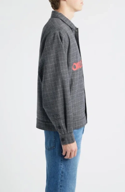 Santo Studio Reverse Typeface Jacket In Black