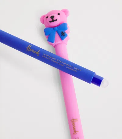 Harrods Pop Rocket Bear Erasable Pens In Multi